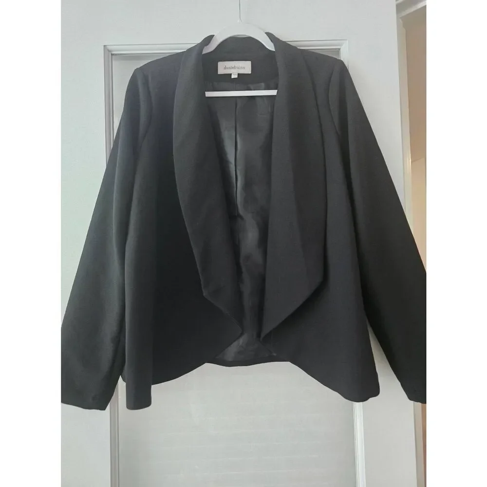 Women's Anthropologie Daniel Rainn Open Front Blazer Cardigan Size Large Color B